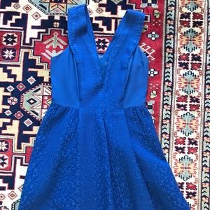 Rebecca Taylor | Blue Textured Dress | Size 6